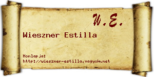 Wieszner Estilla névjegykártya